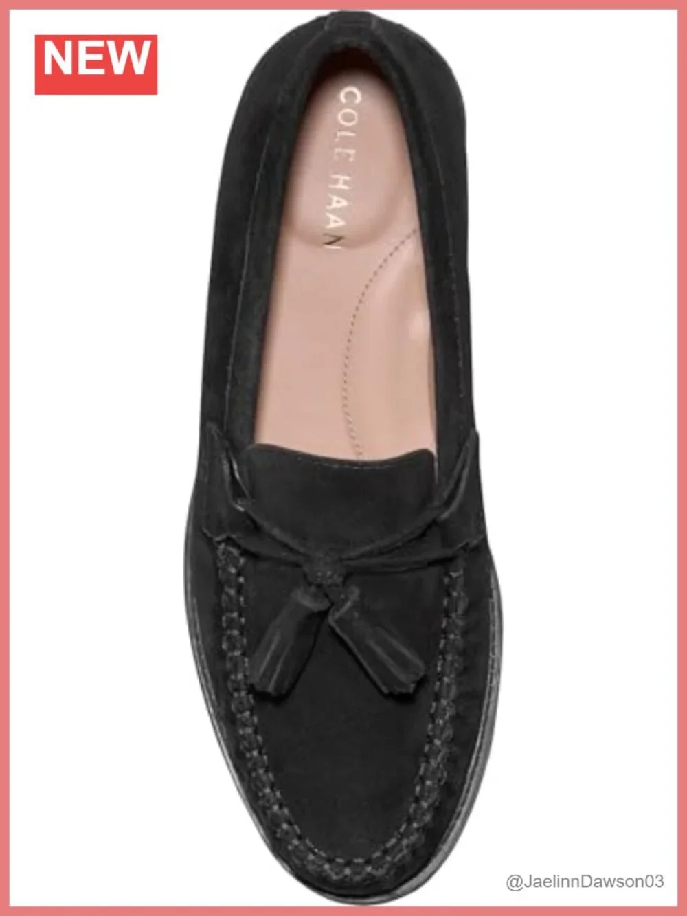 Women's Leather Pull-On Tassel Loafers with Cushioned Footbed, Lightweight &